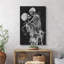 «Skeleton Kiss», gothique Moody foncé, œuvre d'art moderne, décor-101165682-101165680