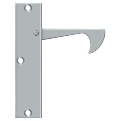 C2EFA2DE7BDF4AD08D1A56AD0894983F Edge Pulls-Thin, 4-1/4" x 1" in Brushed Chrome