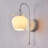 Flower Glass Shade Wall Light Wrought Iron Wallchiere-641595898