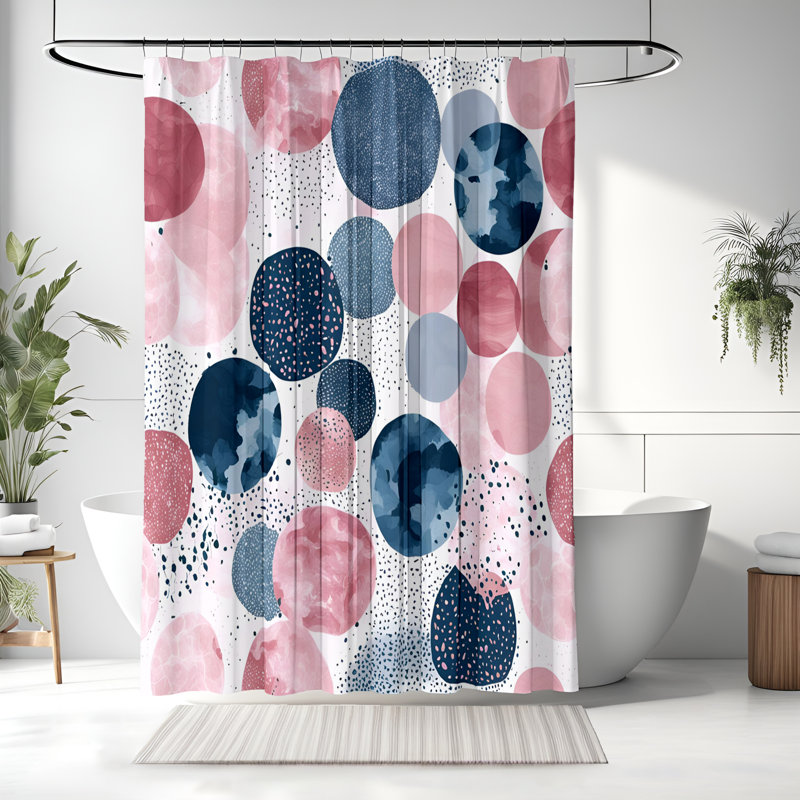 Caylan Shower Curtain, 70" H x 72" W
