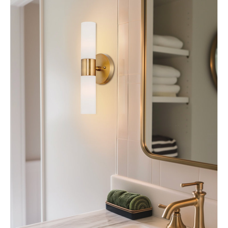 Armed Sconce, 14.25" H x 5" W x 4.5" D, Gold