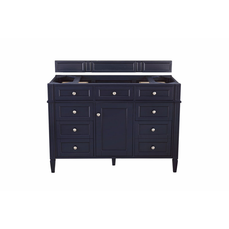 Brittany 48'' W Single Vanity, Single-Hole, Smokey Celadon, White Zeus