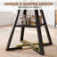 Round Dining Table Farmhouse Kitchen Table,Space Saving Dinner Table For Kitchen & Dining Room-884545936-879752665