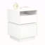Rotatable Nightstand End Table, Bedside Table With 2 Drawers, 2 Drawer Dresser For Bedroom, Closet, Entryway, College Dorm-802782279