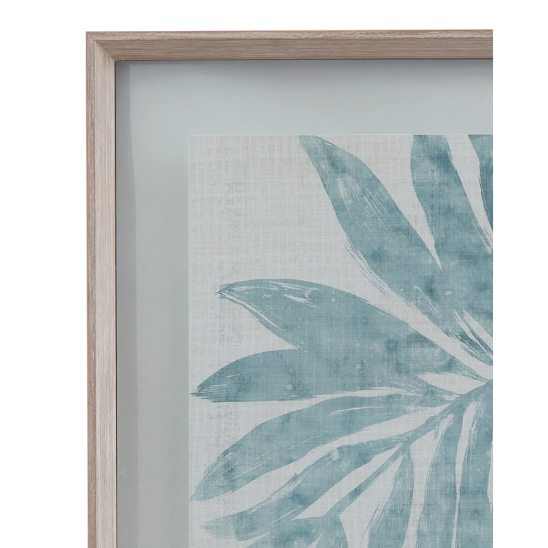Impression sur toile Burlap Ocean Palm
