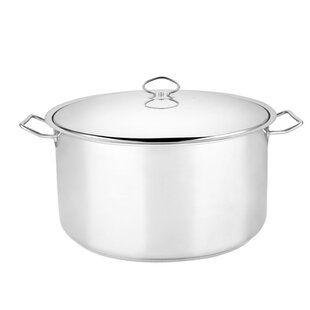 Alpine Cuisine Stainless Steel Dutch Oven with Lid 6.3 Quart & Easy Cool  Handle, Food Grade Stainless Steel Heavy Duty, Commercial Grade Healthy