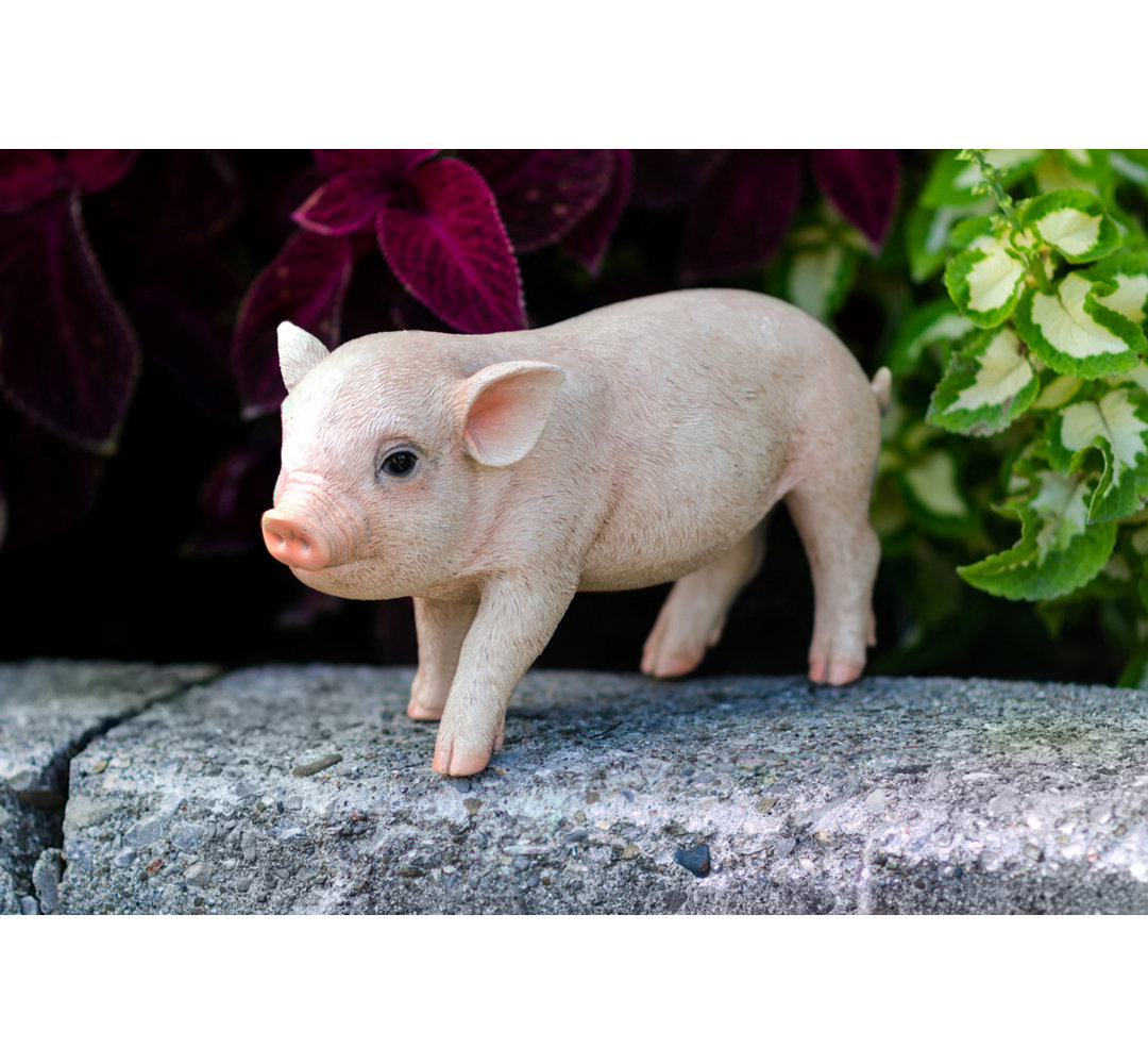 Standing Baby Pig Statue Hi-Line Gift Ltd. 