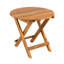 Table d'appoint en bois avec finition, conception pliable, support pour plantes et décor, livres de nettoyage en douceur, facile à nettoyer