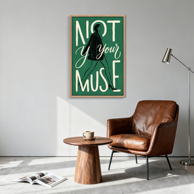 Ensemble de 1 toile murale « Not Your Muse »