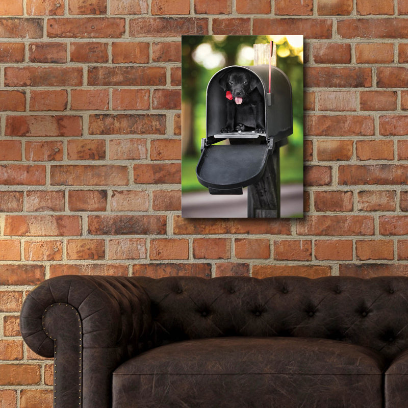 «Black Lab Special Livraison» par Jonathan Ross, H 24 po x l 16 po x P 0,2 po