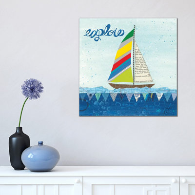Rainbow Spinnakers by Courtney Prahl - Wrapped Canvas Gallery-Wrapped Canvas Giclée