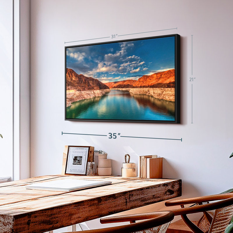 Impression sur toile Hoover Dam, H 21 po x l 31 po