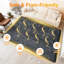 Tapis chauffant en peluche, grand tapis chauffant électrique, 6 niveaux de chaleur, technologie de chauffage rapide, contrôle de la température par zone pour un confort optimal en hiver-135387586