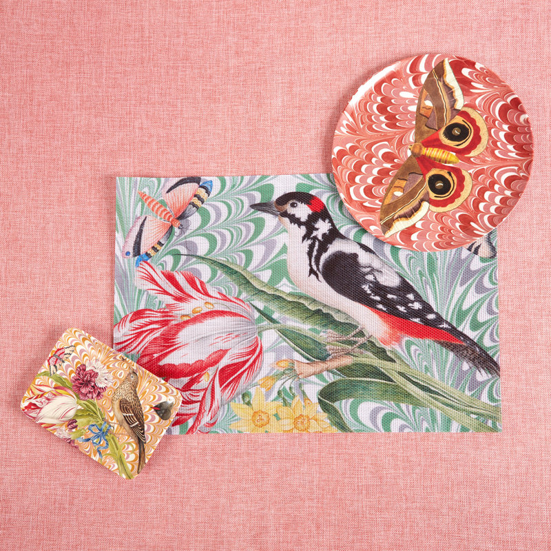 ENSEMBLE DE NAPPES FLORA & FAUNA CLOVER / 4