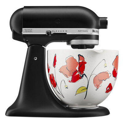 KitchenAid® 5 Quart Poppy Ceramic Bowl