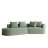 Chumenti Boneless Modern Oversized Sectional Sofa-108844353-108844352