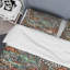 Ensemble de housse de couette à motif patchwork brun africain-649971022