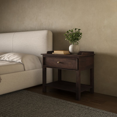 Table de chevet Vianna - brun foncé