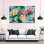 Fleurs tropicales d'été, reproduction sur toile-1283026063