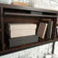 Huche avec porte barrister, finition brune