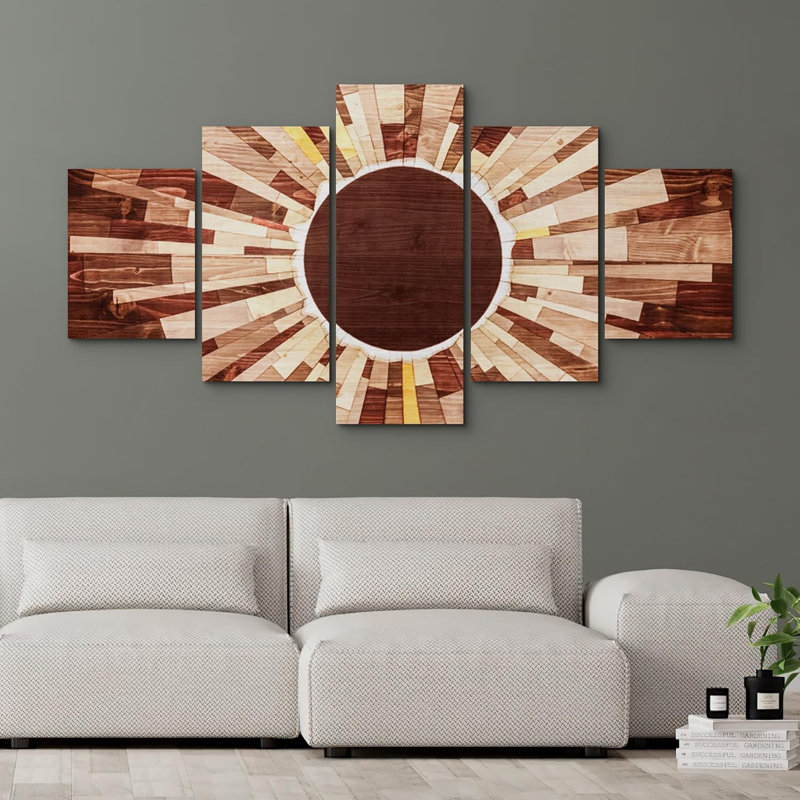 Impression sur toile 5 pièces Western Western