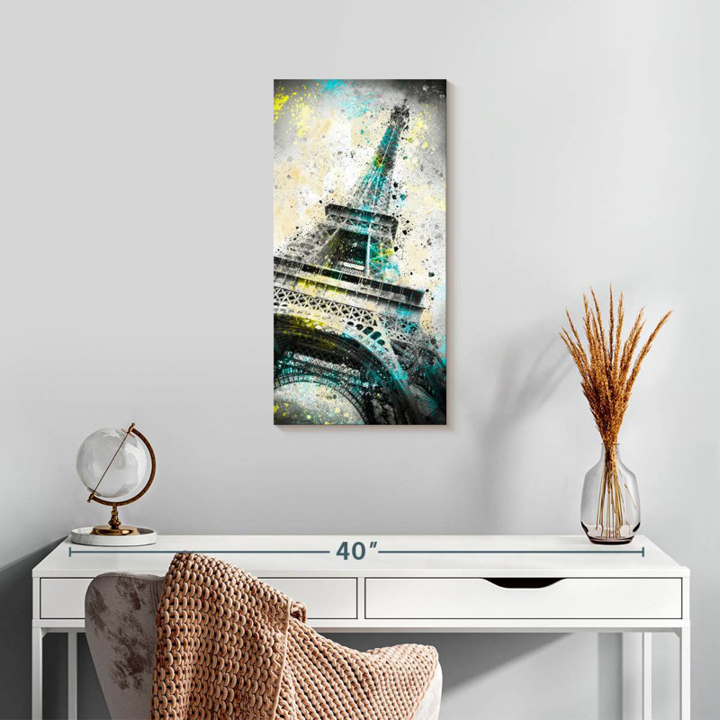 Tour Eiffel Splash, H 24 po x l 12 po