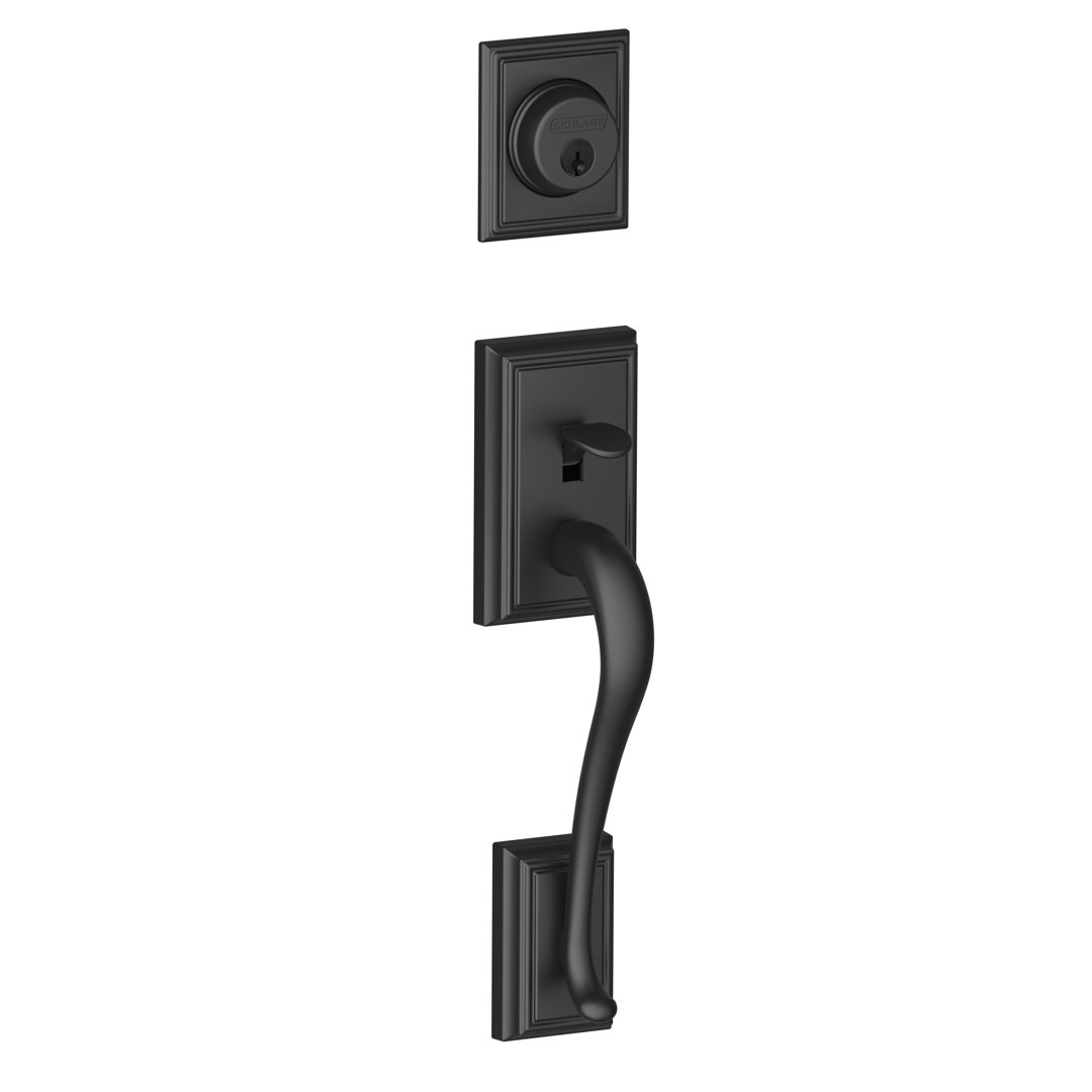Addison Exterior Single Cylinder Handleset, Exterior Side Only (Interior Portion Sold Separately) Schlage 