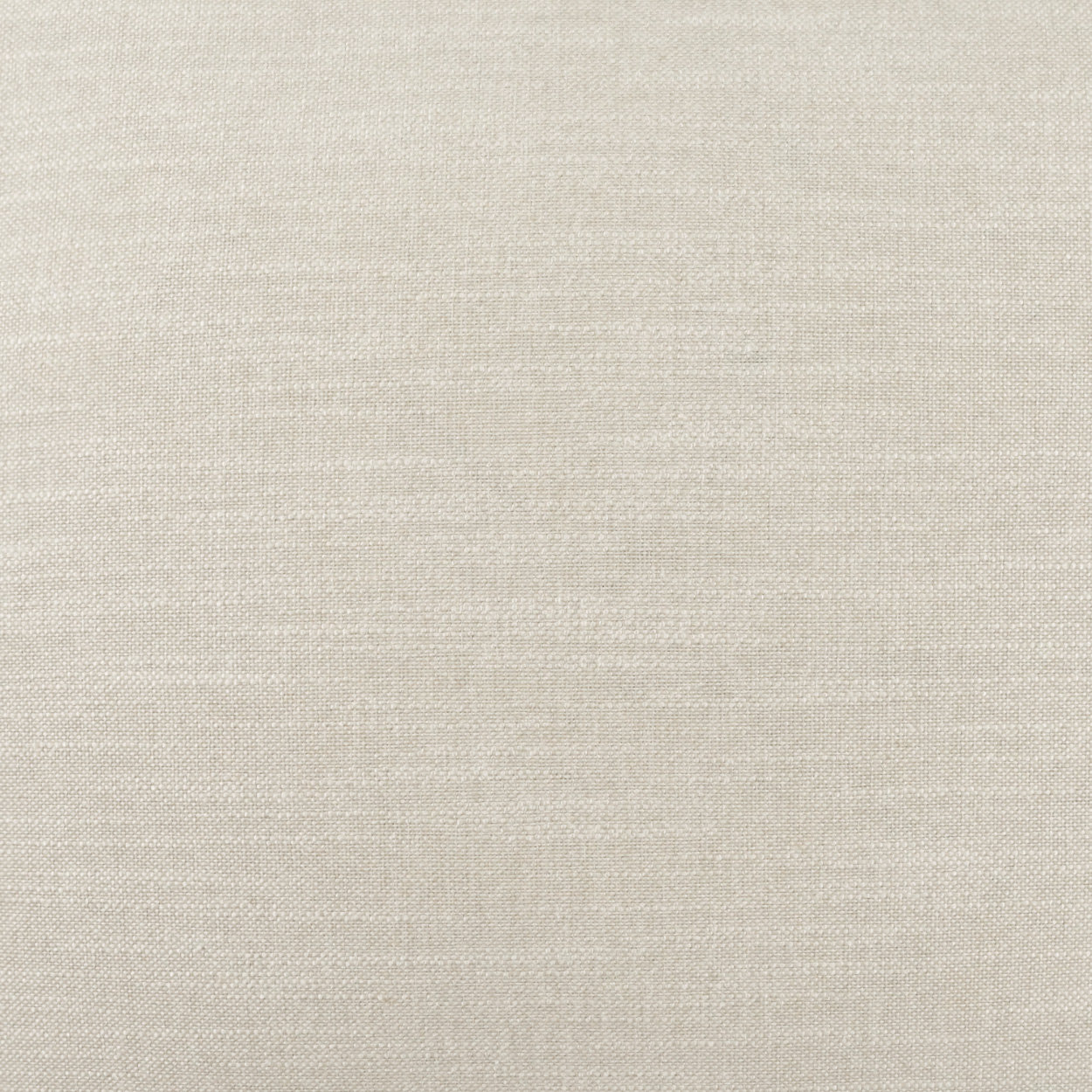 Pom Chic Linen Throw Pillow, Ivory, Square 24"