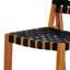 Tabourets modernes de patio, ensemble de corde en bois d'acacia pour la cuisine