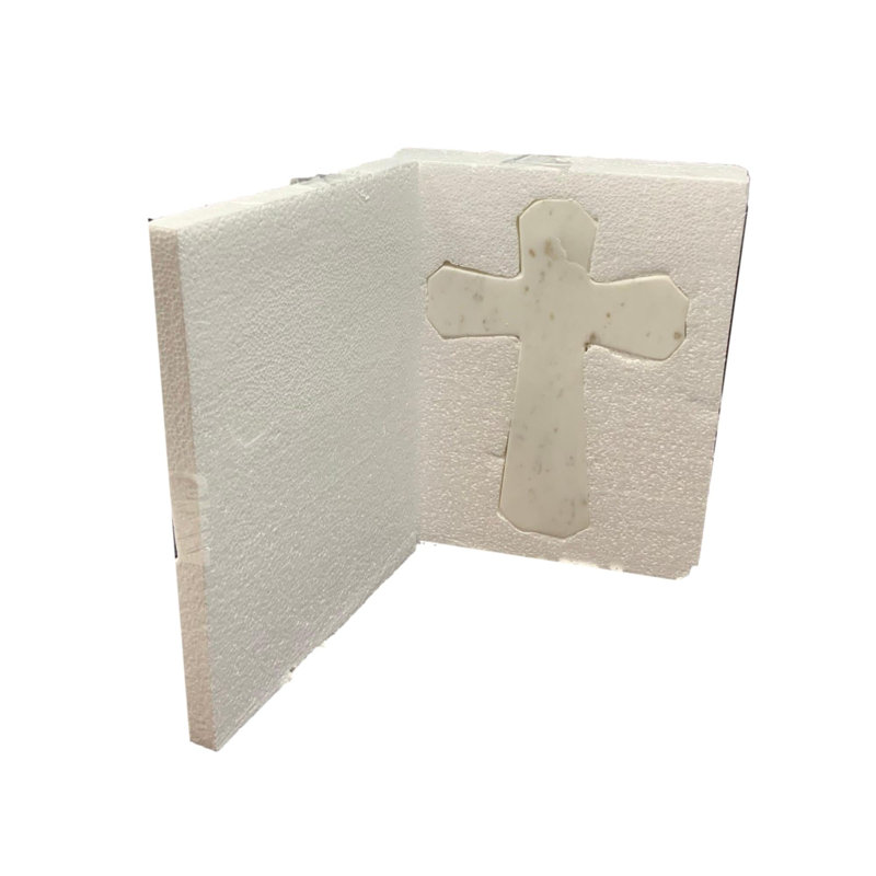 St Vitus Marble Cross White
