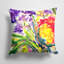 Coussin décoratif intérieur/extérieur fleur