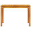 2 - Person Acacia Solid Wood Patio Dining Set Rectangular Table
