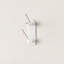 Tringle à rideau simple ajustable 1 po Evie Pin-Point, sans installation de perçage, comprend les supports et la quincaillerie, 42 à 120 po, noir / noyer