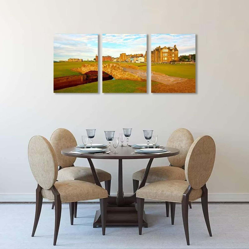 3 Piece Wrapped Canvas Print, 40 cm H x 30 cm W