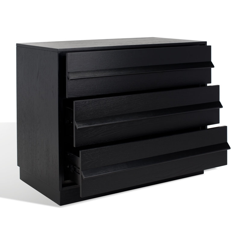 Sauger 35'' W 3 - Drawer Dresser, Black