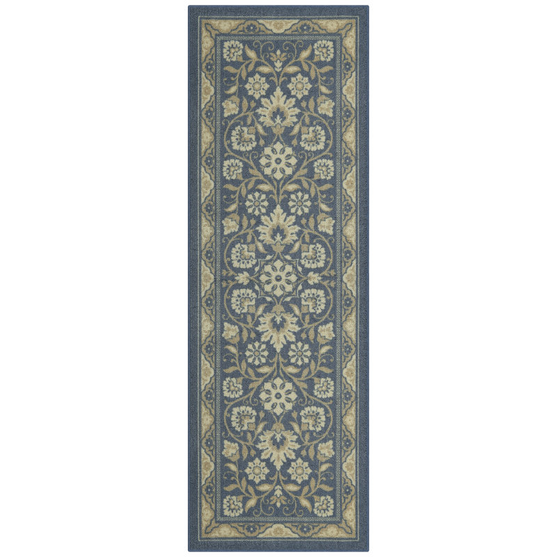 Alcesta  Damask Indoor Rug, Runner 2' x 6'