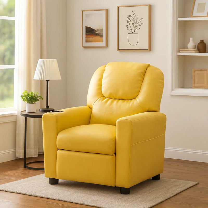Motes Kids 13'' Recliner and Ottoman