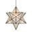 24"W Moravian Star Clear Seeded Pendant-9222201-71747918