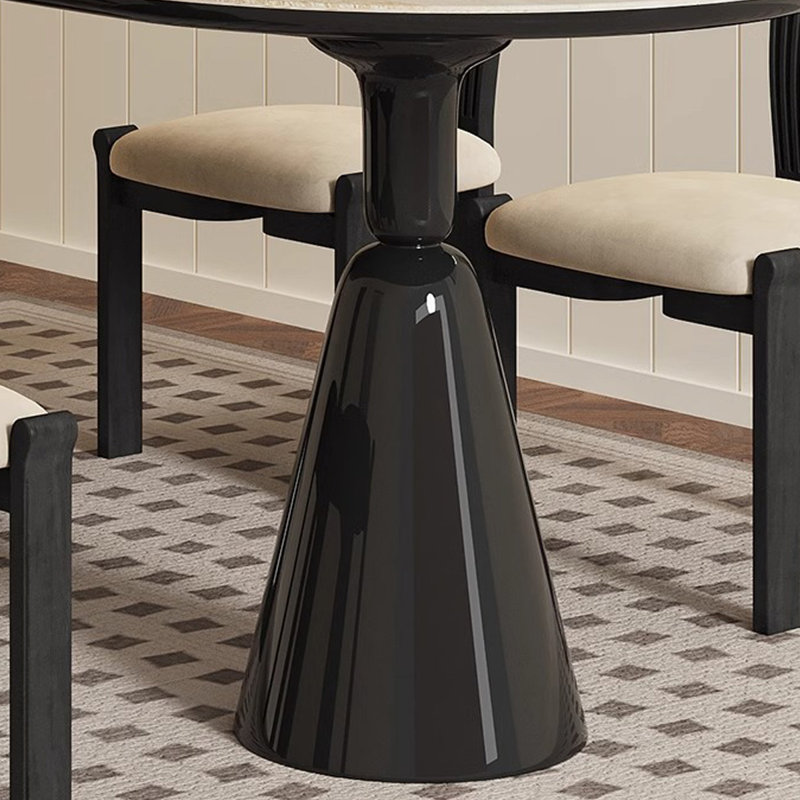 Ensemble de salle à manger ovale l 31,5 po, H 29,5 po x L 63 po x l 31,5 po, 5 pièces: table, 4 chaises