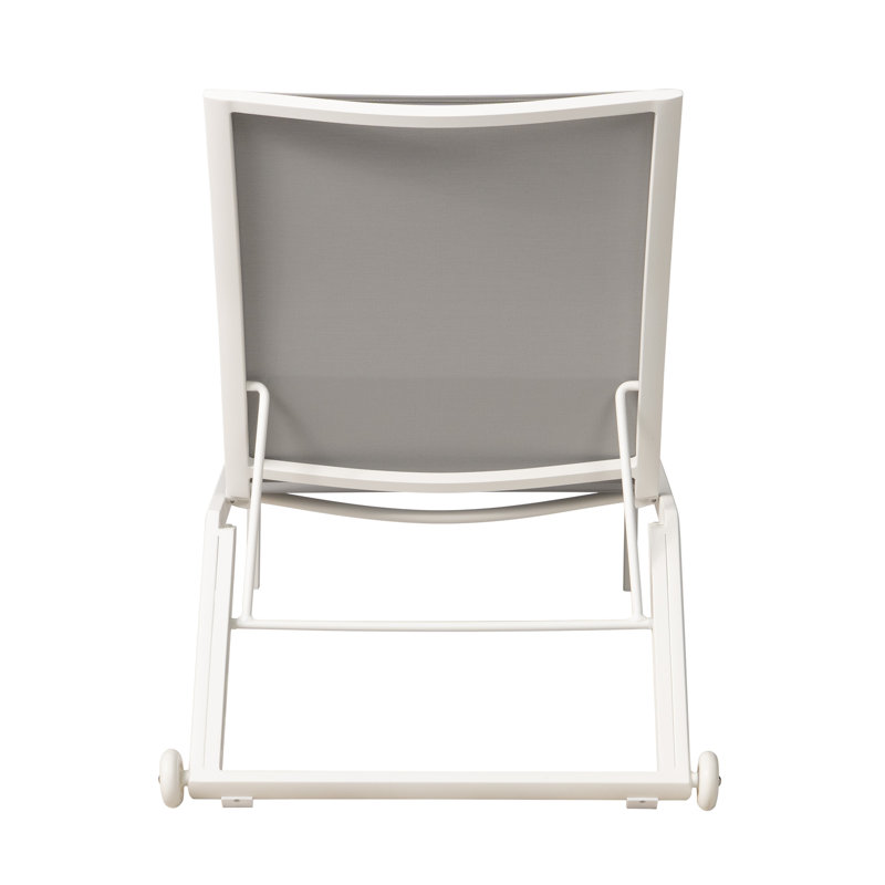Stacking Chaise-Set Of 2, Matte White