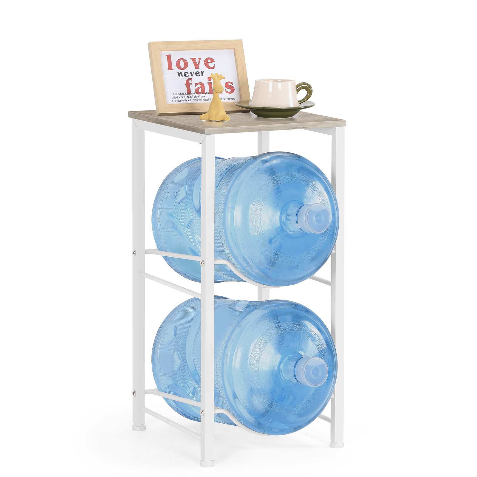 Rebrilliant 3-tier bucket rack with storage board | Wayfair