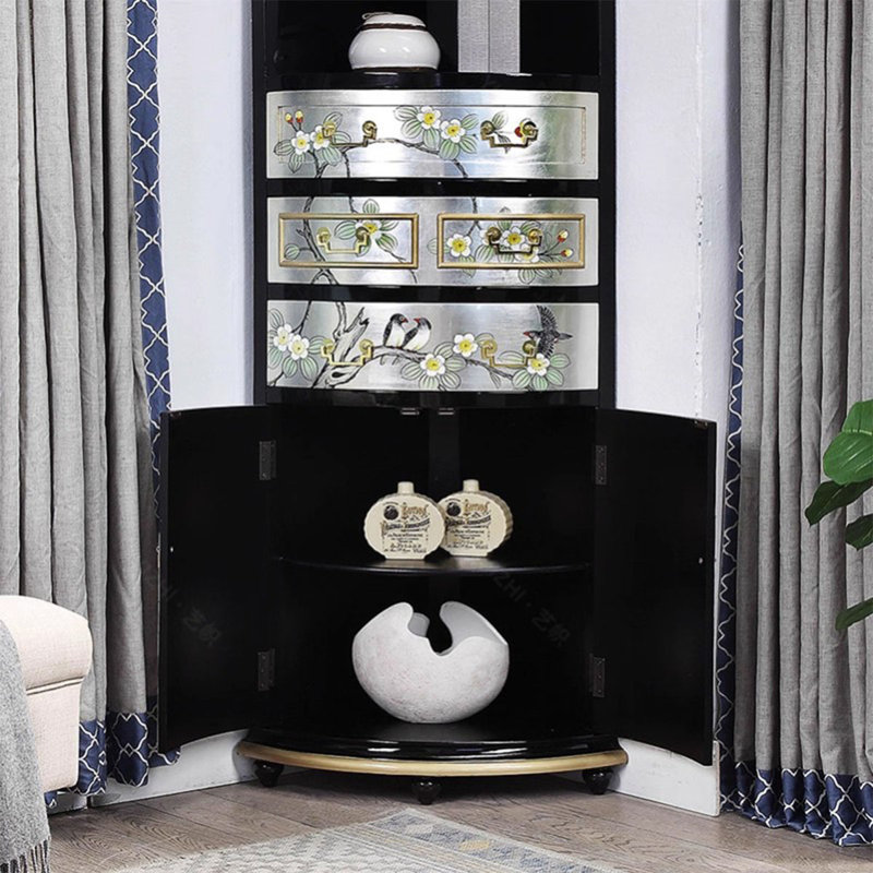 Picture Color Manufactured Wood Corner cabinet
