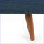 Canapés 3 places style contemporain | Tissu bleu marine