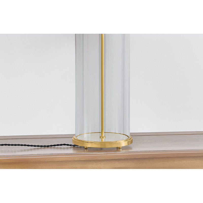 Inglewood Table Lamp in Aged Brass by Mark D. Sikes