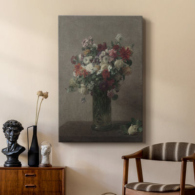 Impression florale rétro XLIX - galerie Cavas sur mesure