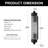 Acton 16.9In Cylinder Wallchiere Wall Sconce Lamp-2023632846-2004612882