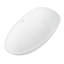 Baignoire autoportante de 59 po, blanc brillant, matériau en résine de pierre, chaleur à long terme, baignoire de trempage à surface solide confortable, bonne isolation thermique, style contemporain