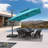 10' x 13' Rectangular Double Top Cantilever Tilting Umbrella with Base and 360° Rotation-611946067