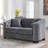 Hafid 76.89'' Velvet Sofa-120836624-68613722