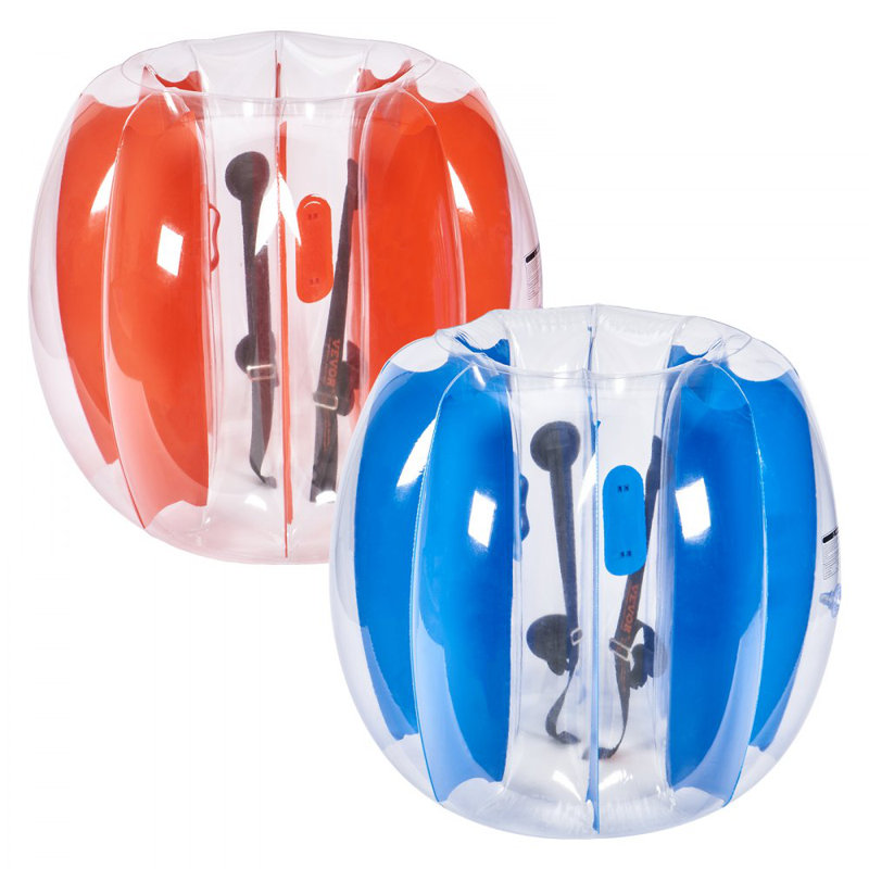 Ensemble de 2 balles de protection gonflables, 3 pieds / 0,9 m de corps Sumo Zorb balles pour enfants et adolescents, PVC durable